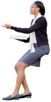 Woman with a book people png (9814) - miniature