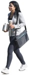 Woman with a book people png (10714) - miniature