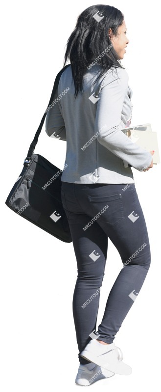Woman with a book people png (10283)