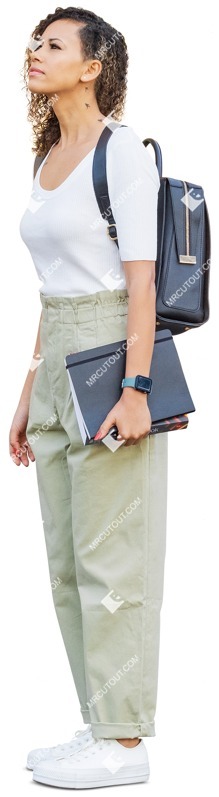 Woman with a book png people (10258)