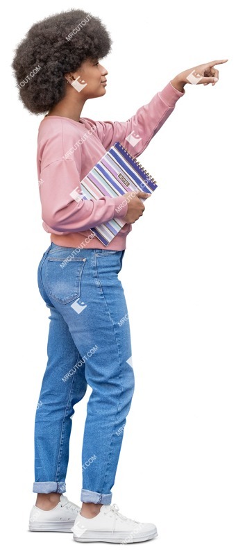 Woman with a book people png (13004)