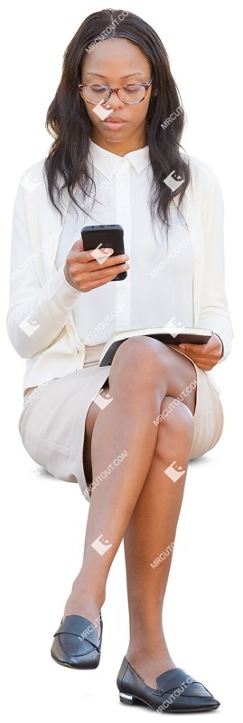 Woman with a smartphone png people (9994)