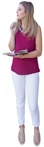 Woman writing  (3083) - miniature