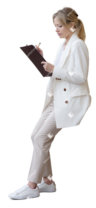 Woman writing person png (20074)